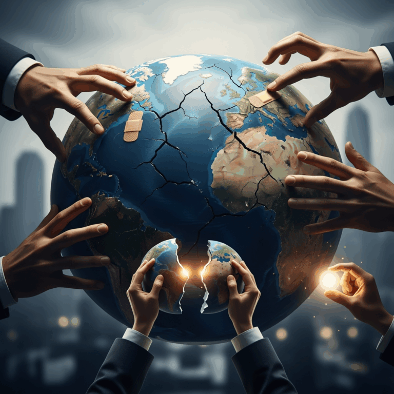 Illustration for: Global Trust Crisis and Middle Power Action