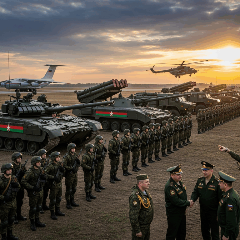 Illustration for: Conclusion of Zapad-2025 Joint Exercises