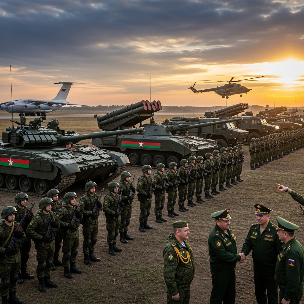 Illustration for: Conclusion of Zapad-2025 Joint Exercises