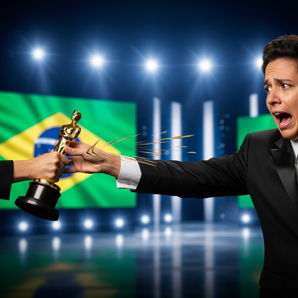 Illustration for: Protest Over Brazilian's Award Snub