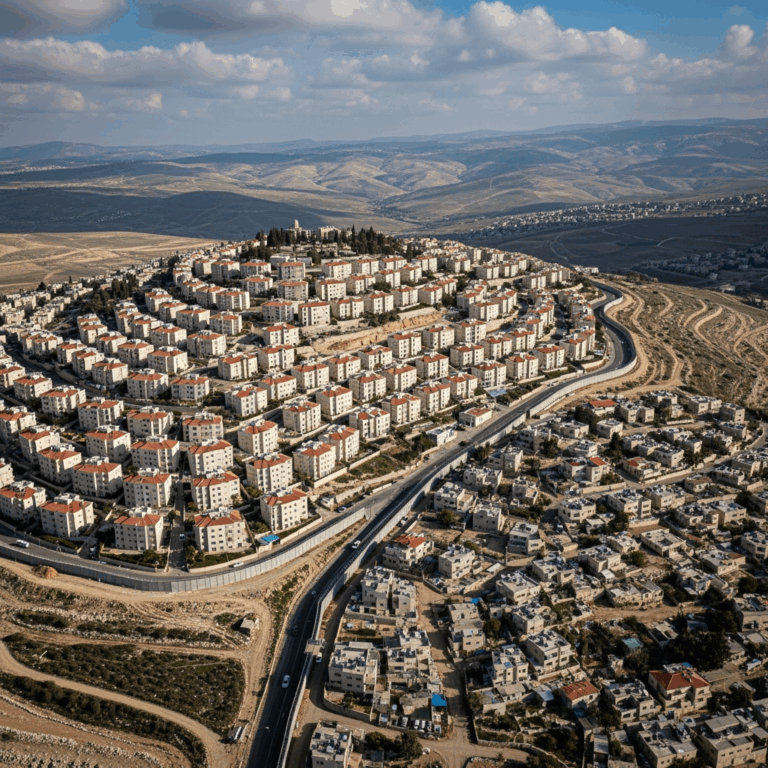 Illustration for: Israel Considers West Bank Annexation Amid UN Meetings