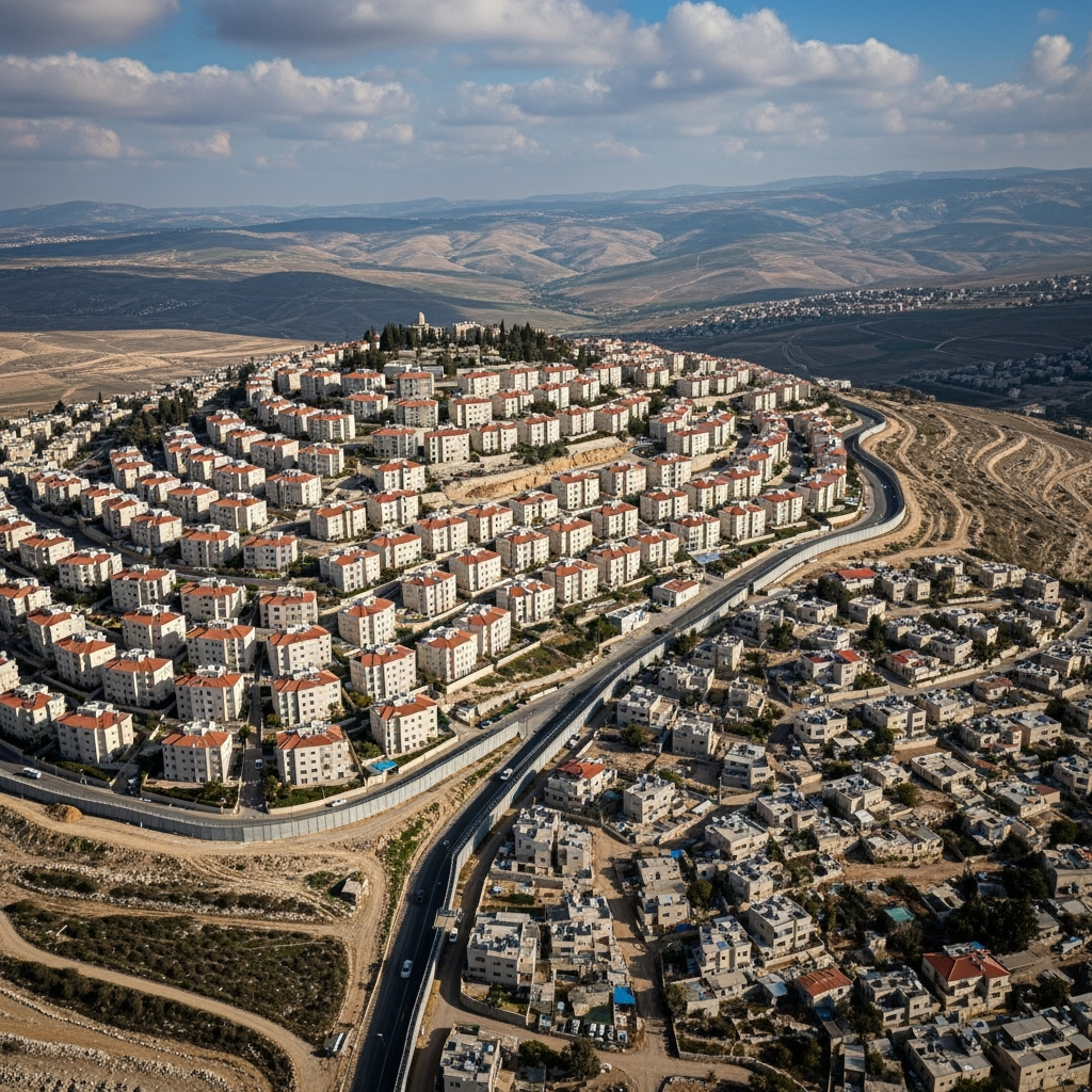 Illustration for: Israel Considers West Bank Annexation Amid UN Meetings