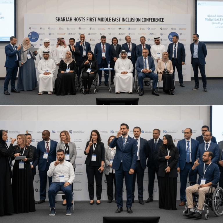 Illustration for: Sharjah Hosts First Middle East Inclusion Conference
