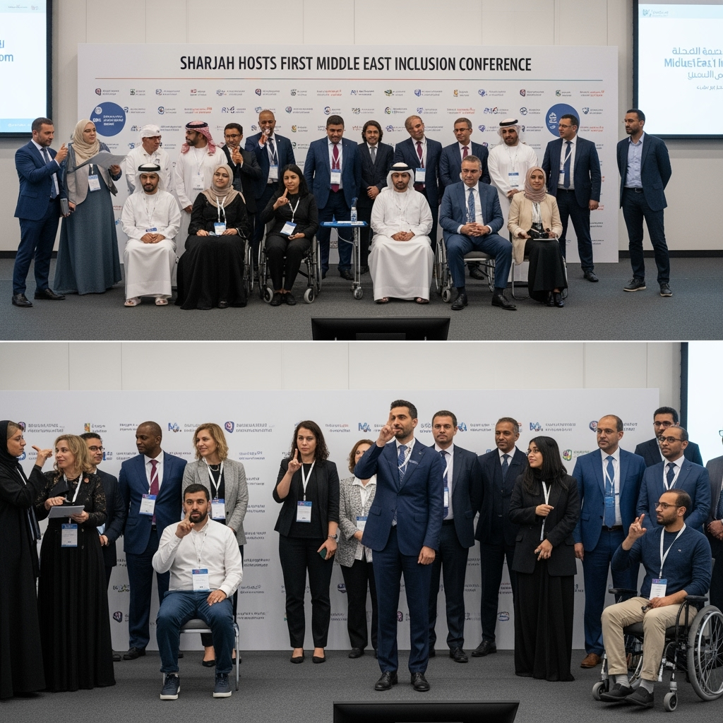 Illustration for: Sharjah Hosts First Middle East Inclusion Conference
