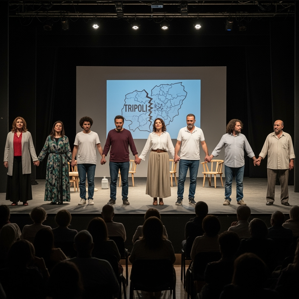 Illustration for: Reconciliation through Theater in Tripoli