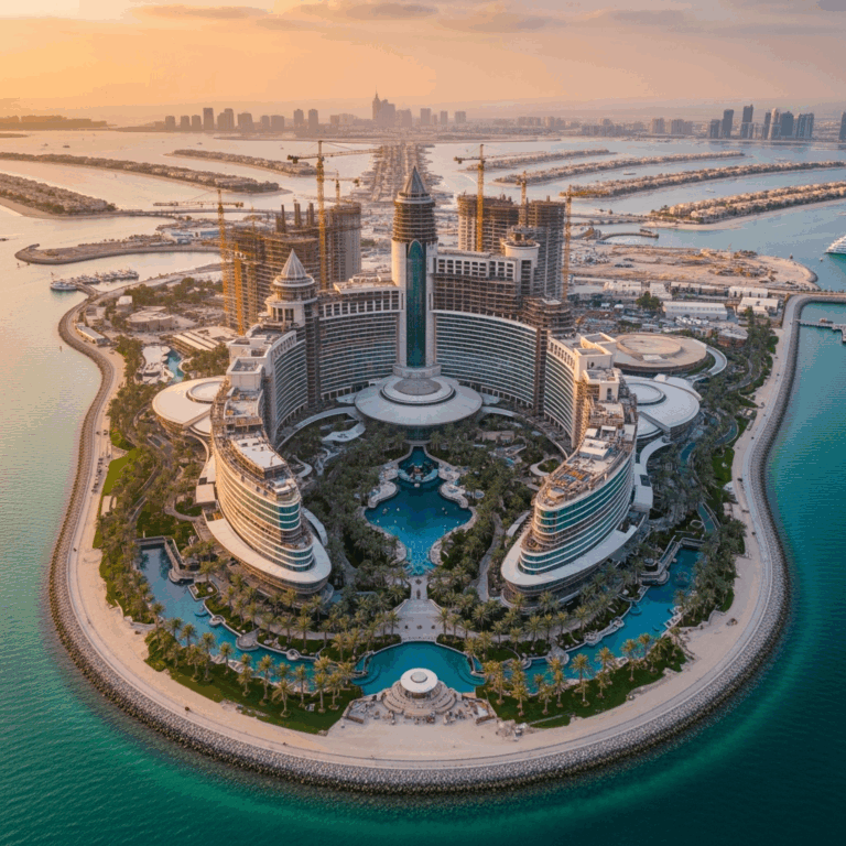 Illustration for: Wynn Al Marjan Resort on Track for 2027 Opening