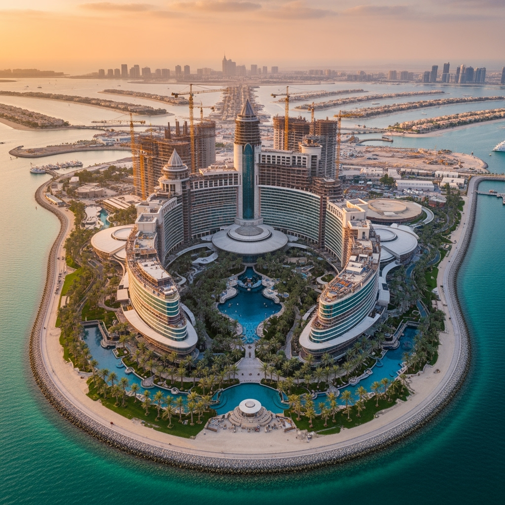 Illustration for: Wynn Al Marjan Resort on Track for 2027 Opening