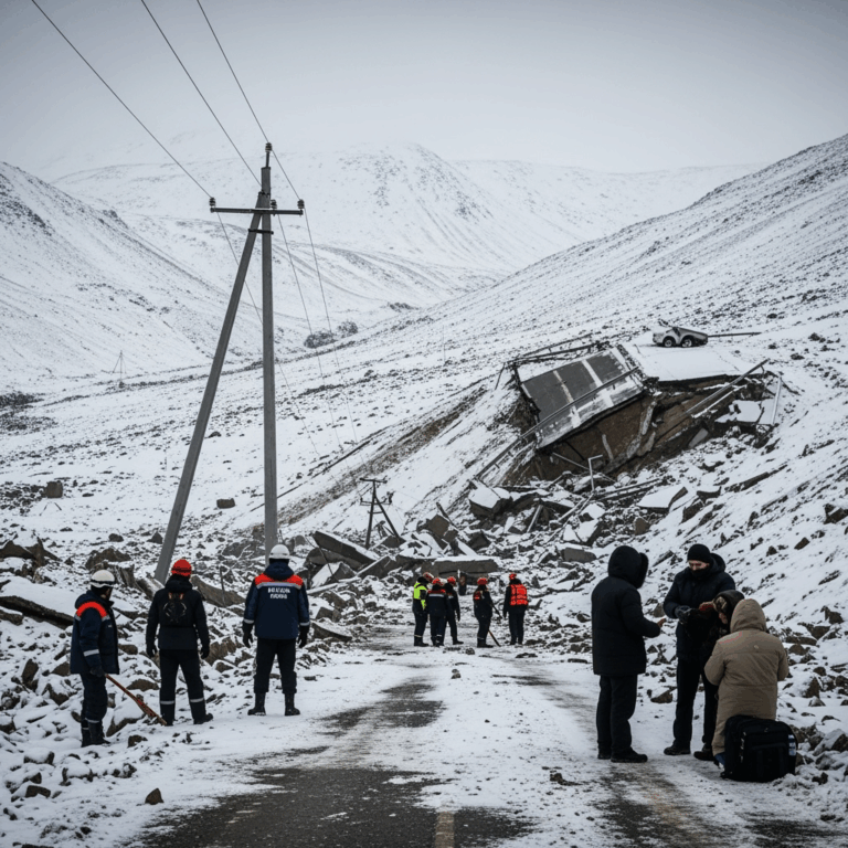Illustration for: 7.8 Magnitude Earthquake Hits Russian Region
