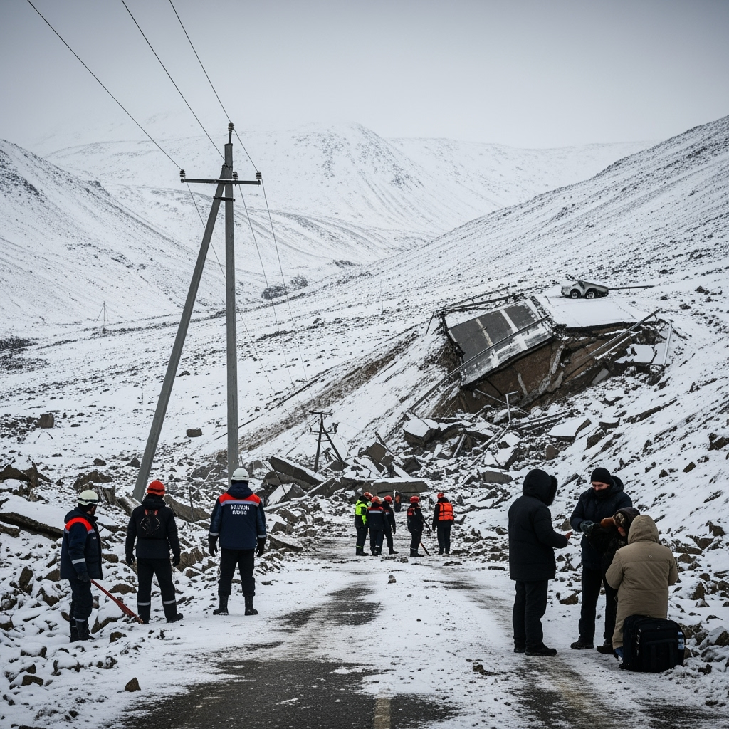 Illustration for: 7.8 Magnitude Earthquake Hits Russian Region