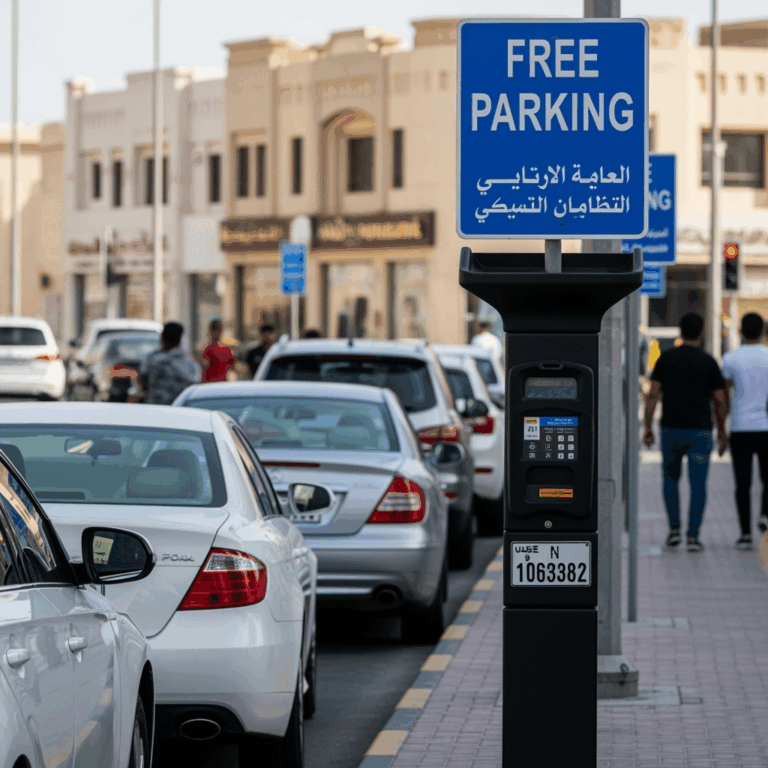 Illustration for: Free Parking in UAE for Prophet's Birthday