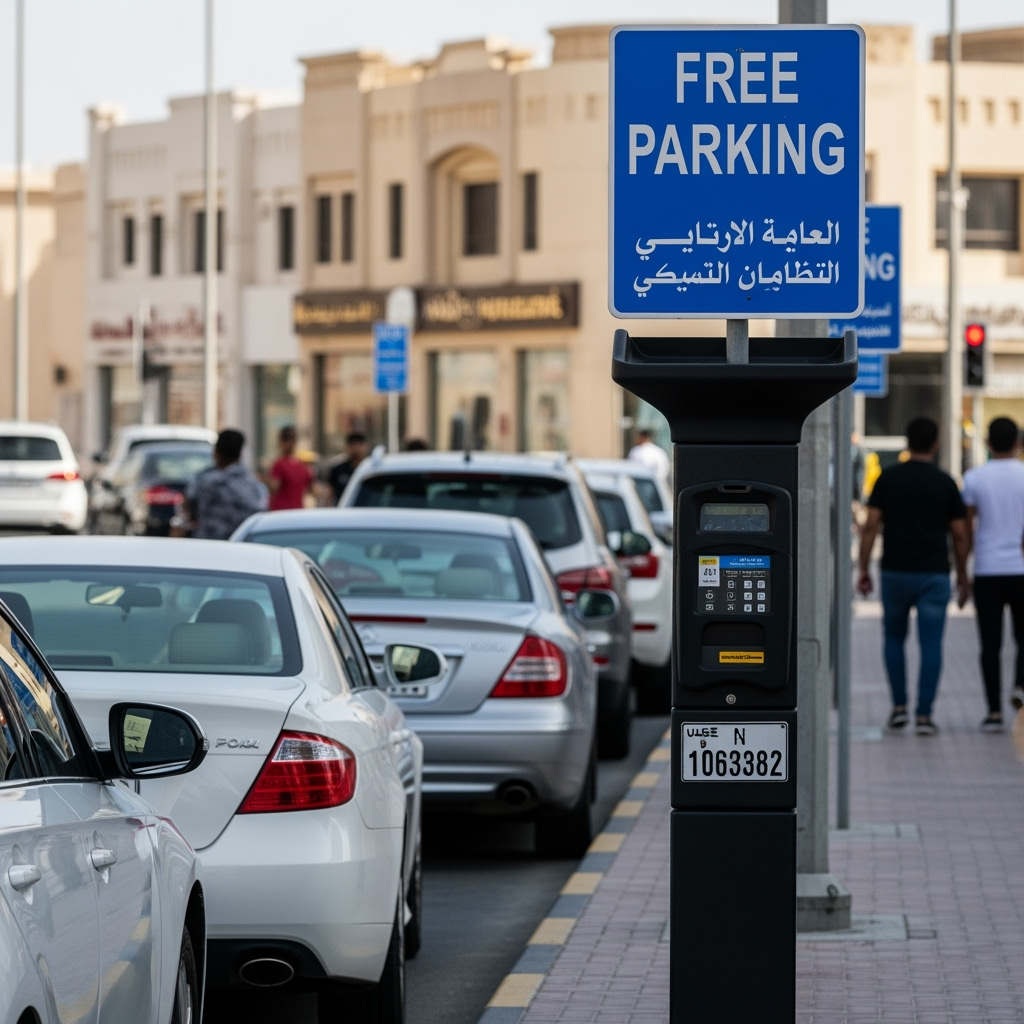 Illustration for: Free Parking in UAE for Prophet's Birthday