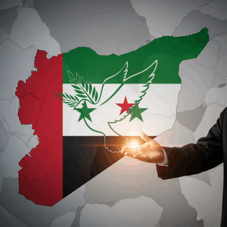 Illustration for: UAE's Role in Syrian Ceasefire and Stability