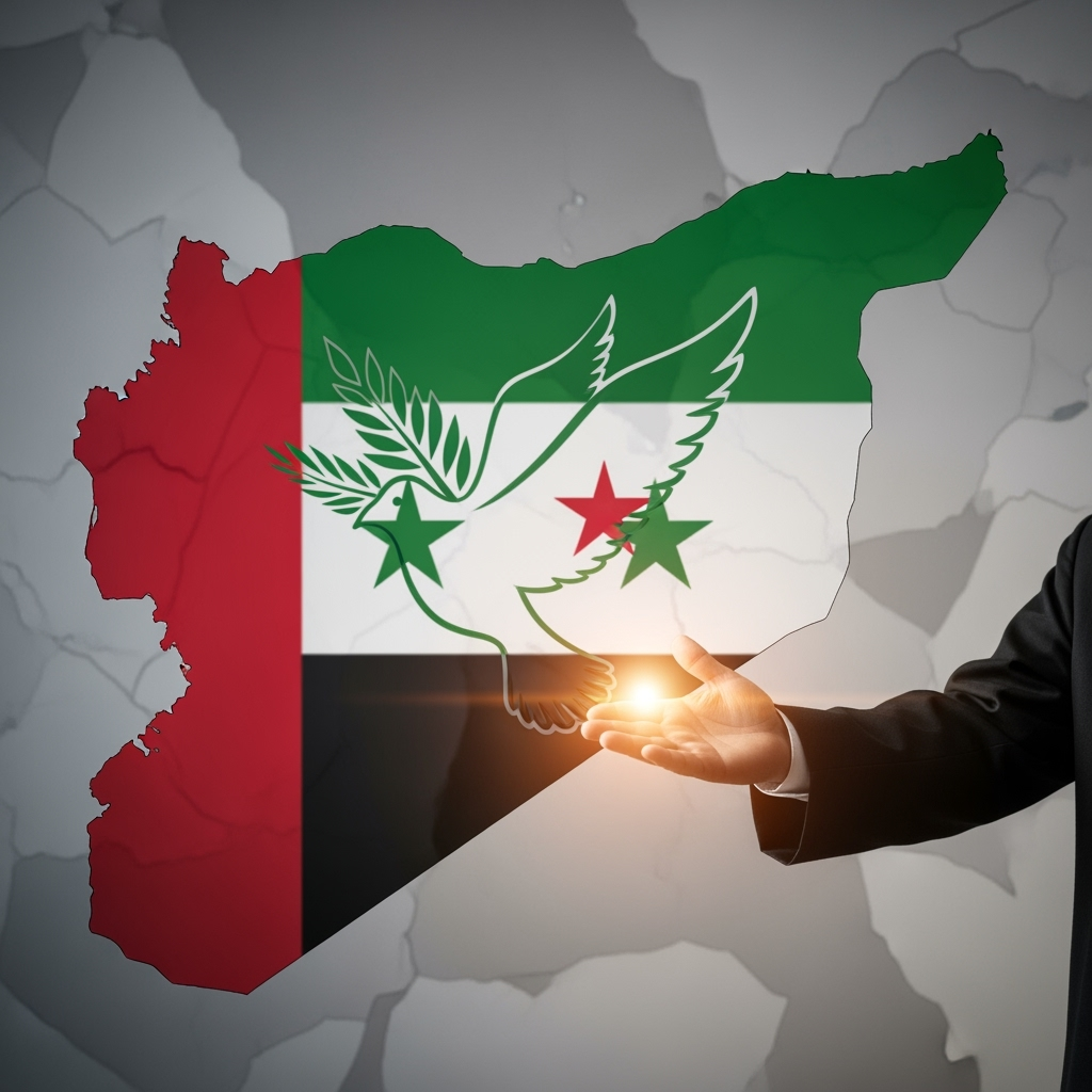 Illustration for: UAE's Role in Syrian Ceasefire and Stability