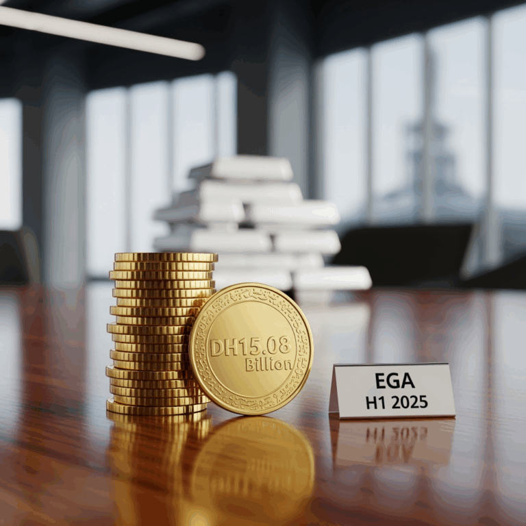 Illustration for: EGA's 2025 H1 Revenue Hits Dh15.08 Billion