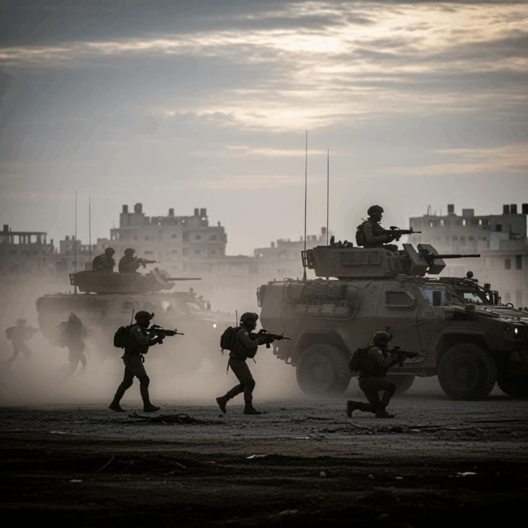 Illustration for: Israel Launches Key Ground Operation in Gaza