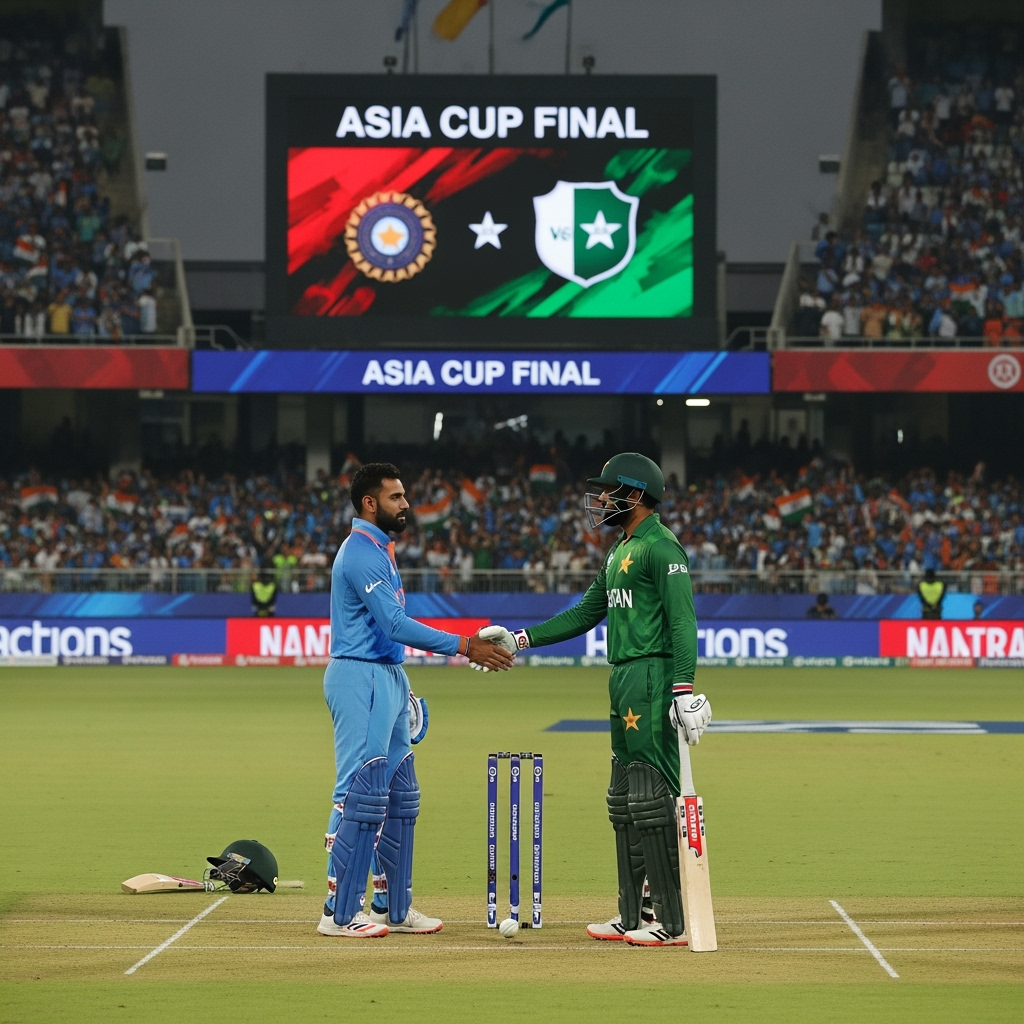 Illustration for: India vs Pakistan Asia Cup Final: Key Guidelines