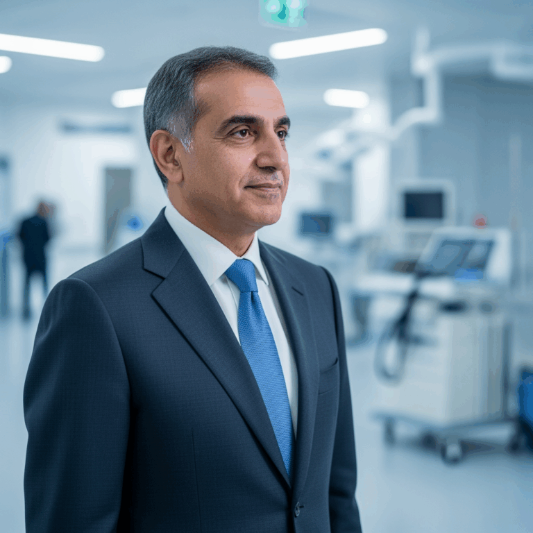 Illustration for: Ahmed Al Sayegh: Leading UAE's Healthcare Transformation