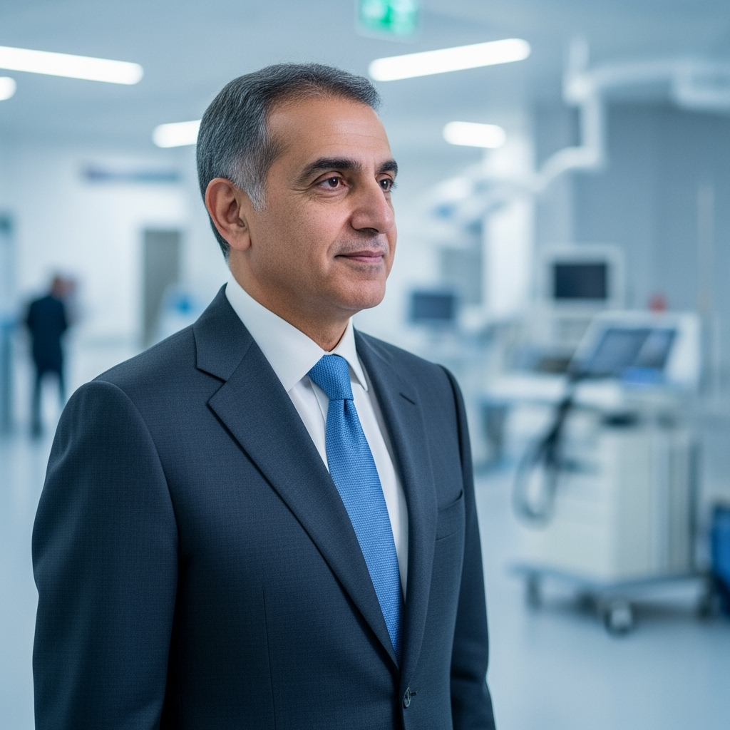 Illustration for: Ahmed Al Sayegh: Leading UAE's Healthcare Transformation