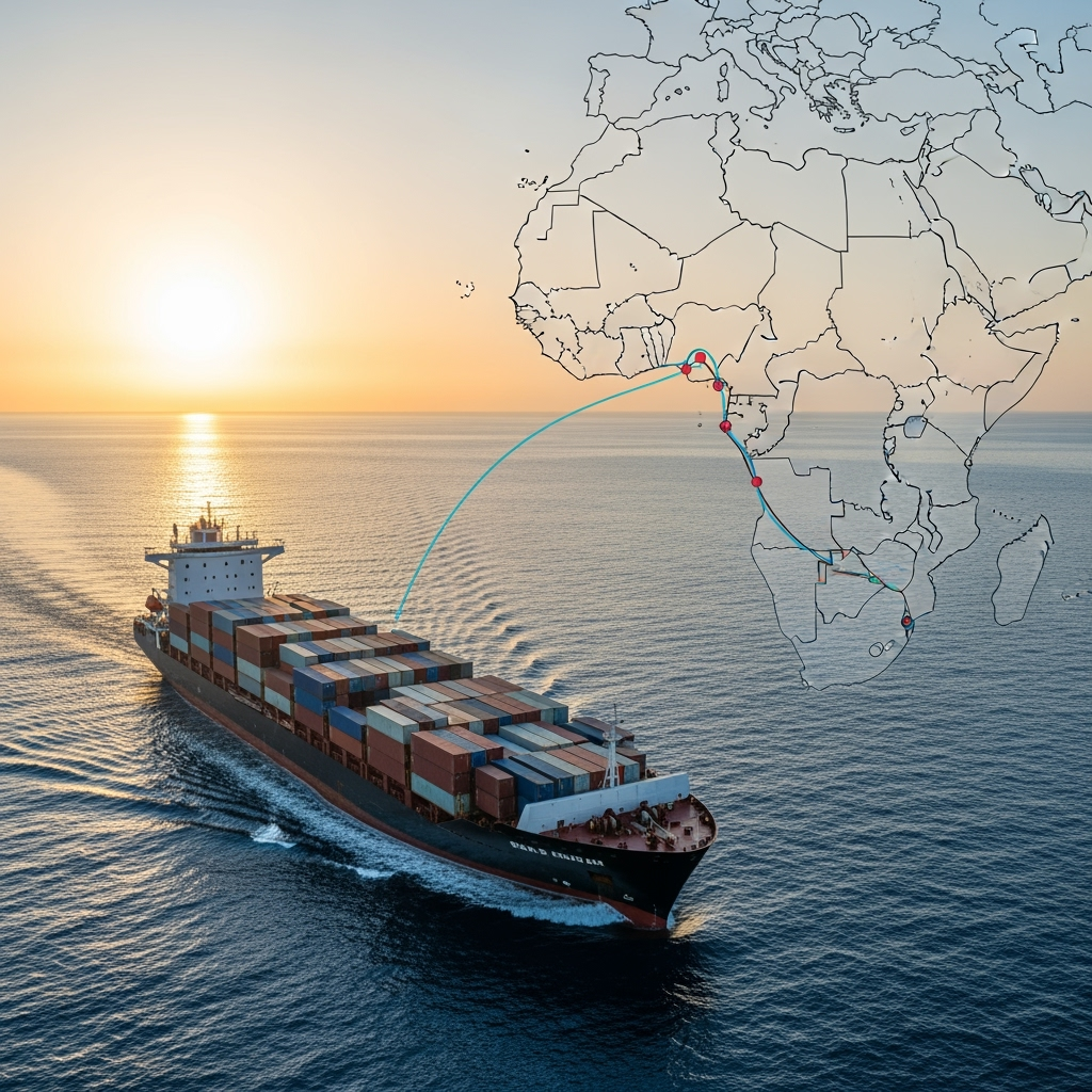Illustration for: Algeria Launches New Maritime Line to Boost African Trade