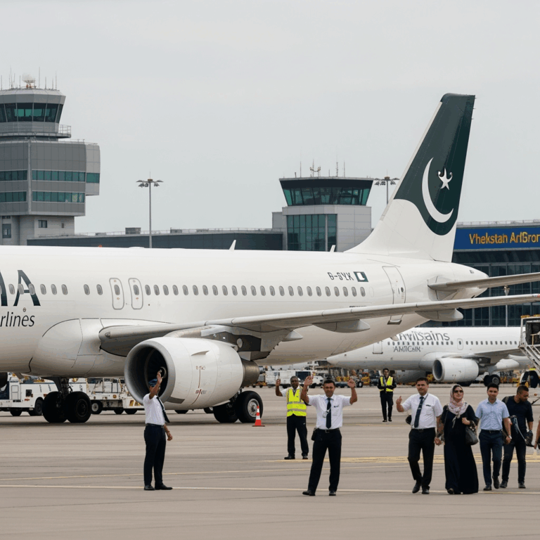 Illustration for: PIA Resumes UK Flights After 5-Year Ban