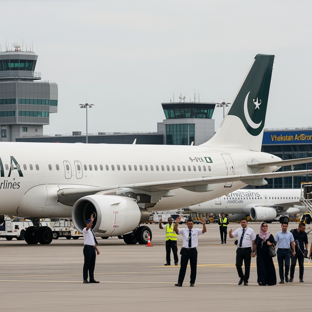 Illustration for: PIA Resumes UK Flights After 5-Year Ban