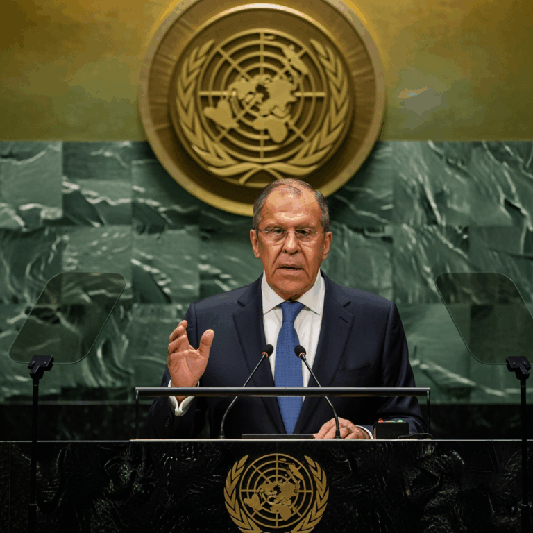 Illustration for: Lavrov's UN Speech on Global Issues