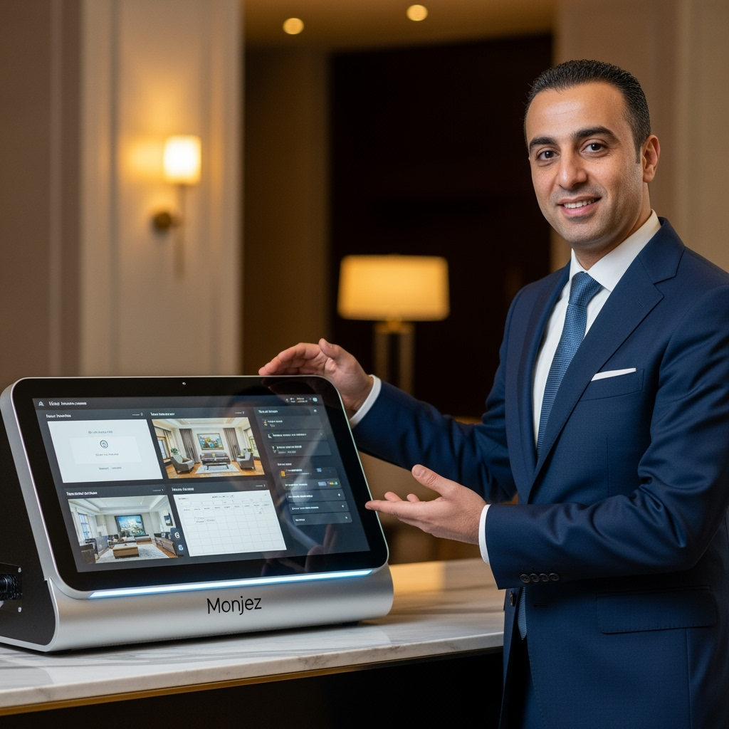 Illustration for: Mohamed Abougharib's Monjez Revolutionizes Hospitality