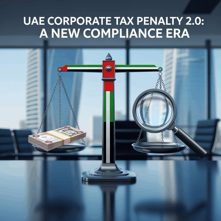 Illustration for: UAE Corporate Tax Penalty 2.0: A New Compliance Era
