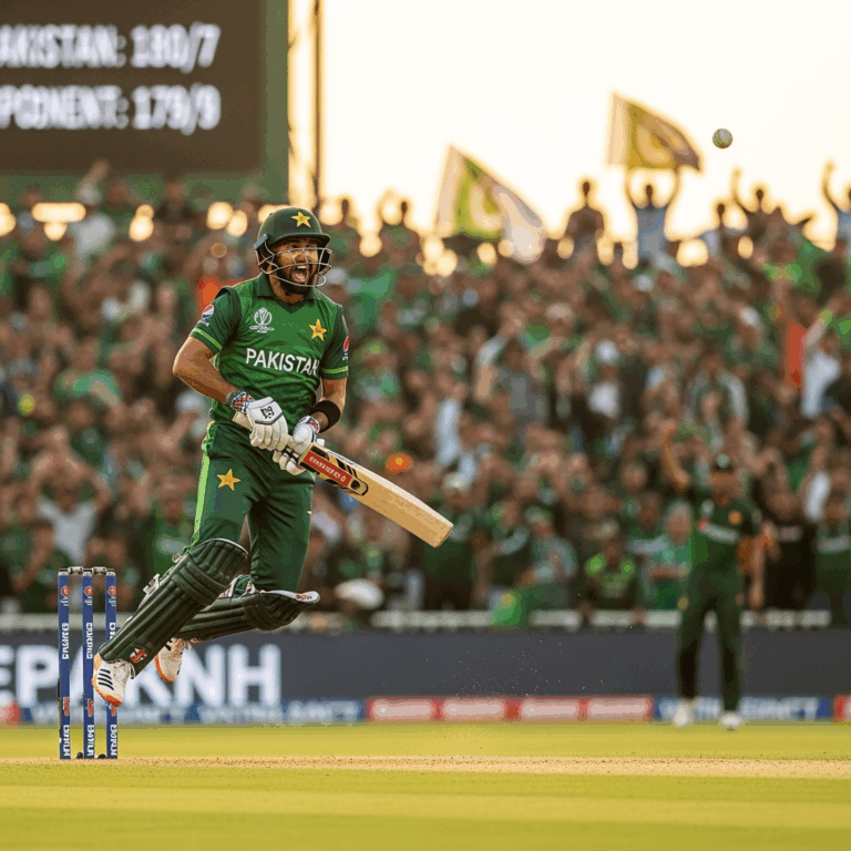 Illustration for: Pakistan's Comeback Win in Asia Cup Thriller