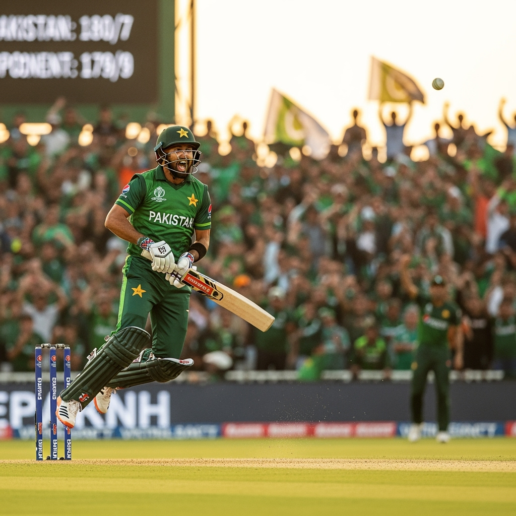 Illustration for: Pakistan's Comeback Win in Asia Cup Thriller