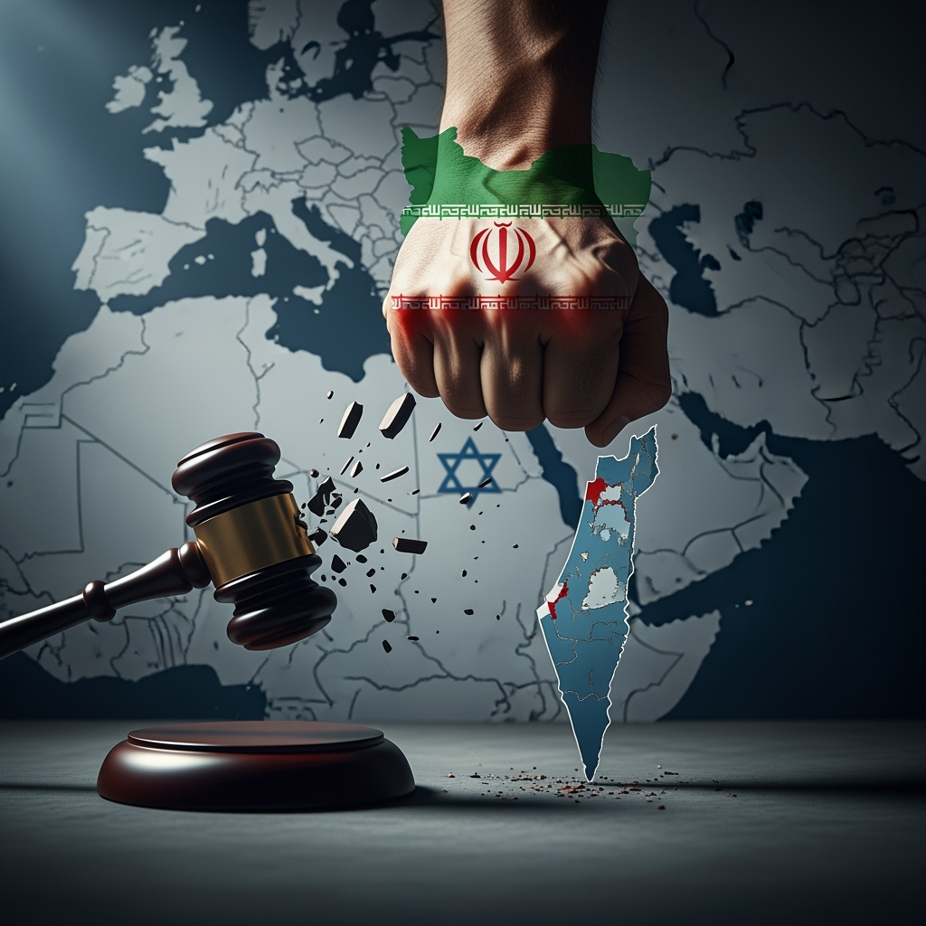 Illustration for: Iran Condemns Israeli Attack as Violation of Laws