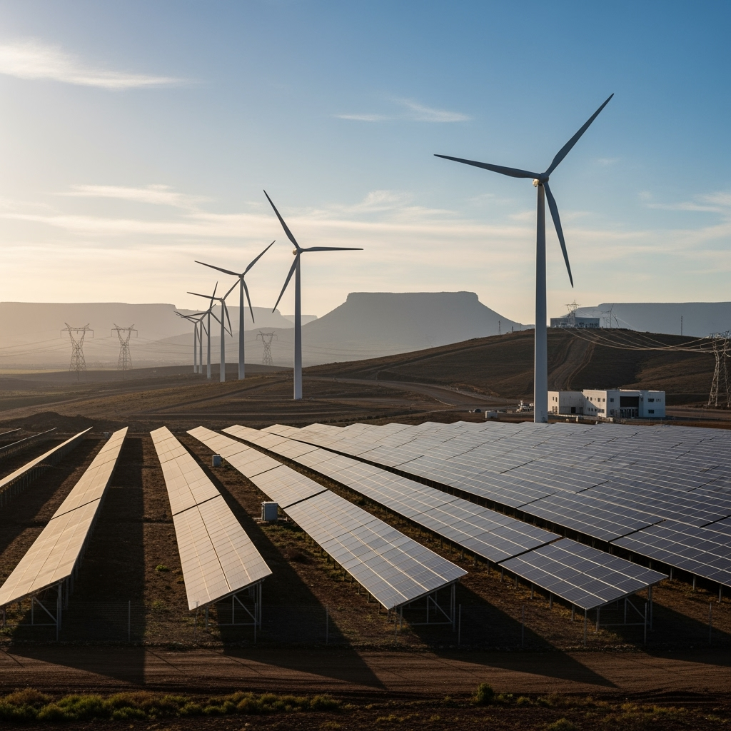Illustration for: North Africa's Energy Investment Boom
