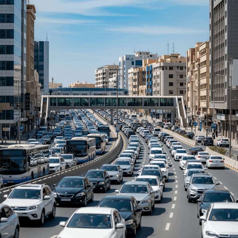 Illustration for: Traffic Accident on Al Nahda Street Disrupts Flow