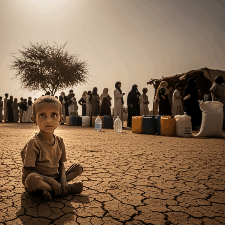 Illustration for: Yemen's Humanitarian Crisis: Urgent International Appeal