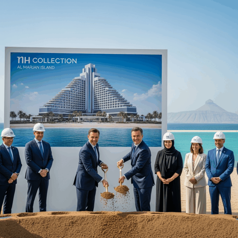 Illustration for: NH Collection Hotel Breaks Ground on Al Marjan Island