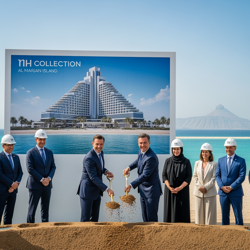 Illustration for: NH Collection Hotel Breaks Ground on Al Marjan Island