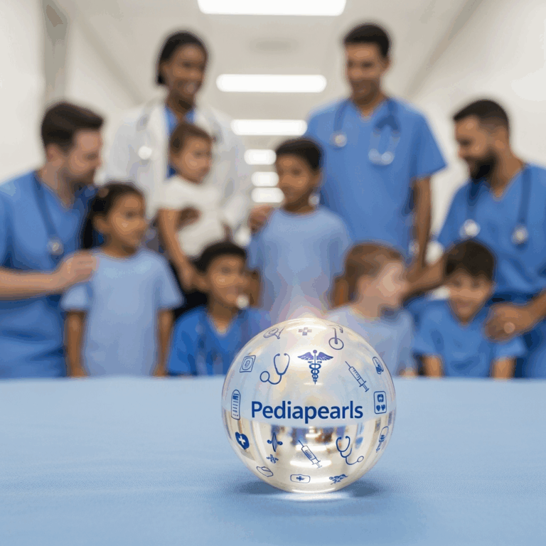 Illustration for: Reem PediaPearls: Advancing Pediatric Healthcare