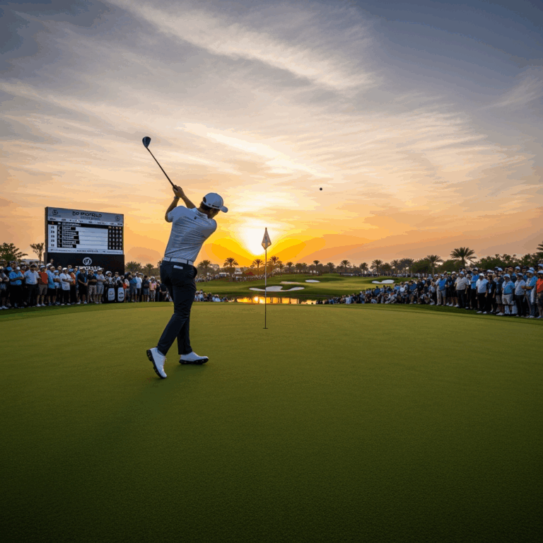 Illustration for: Exciting Finish Awaits at DP World Tour Championship