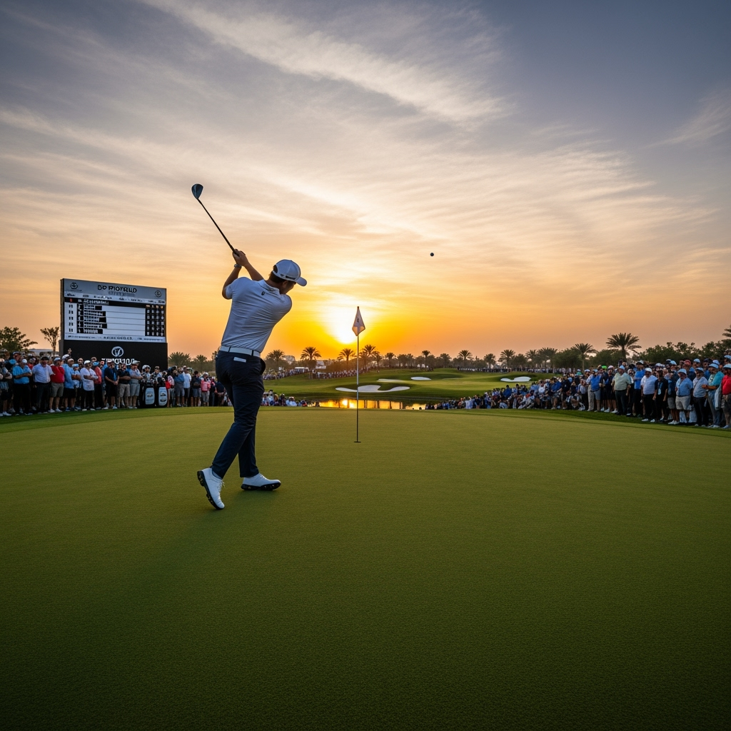 Illustration for: Exciting Finish Awaits at DP World Tour Championship
