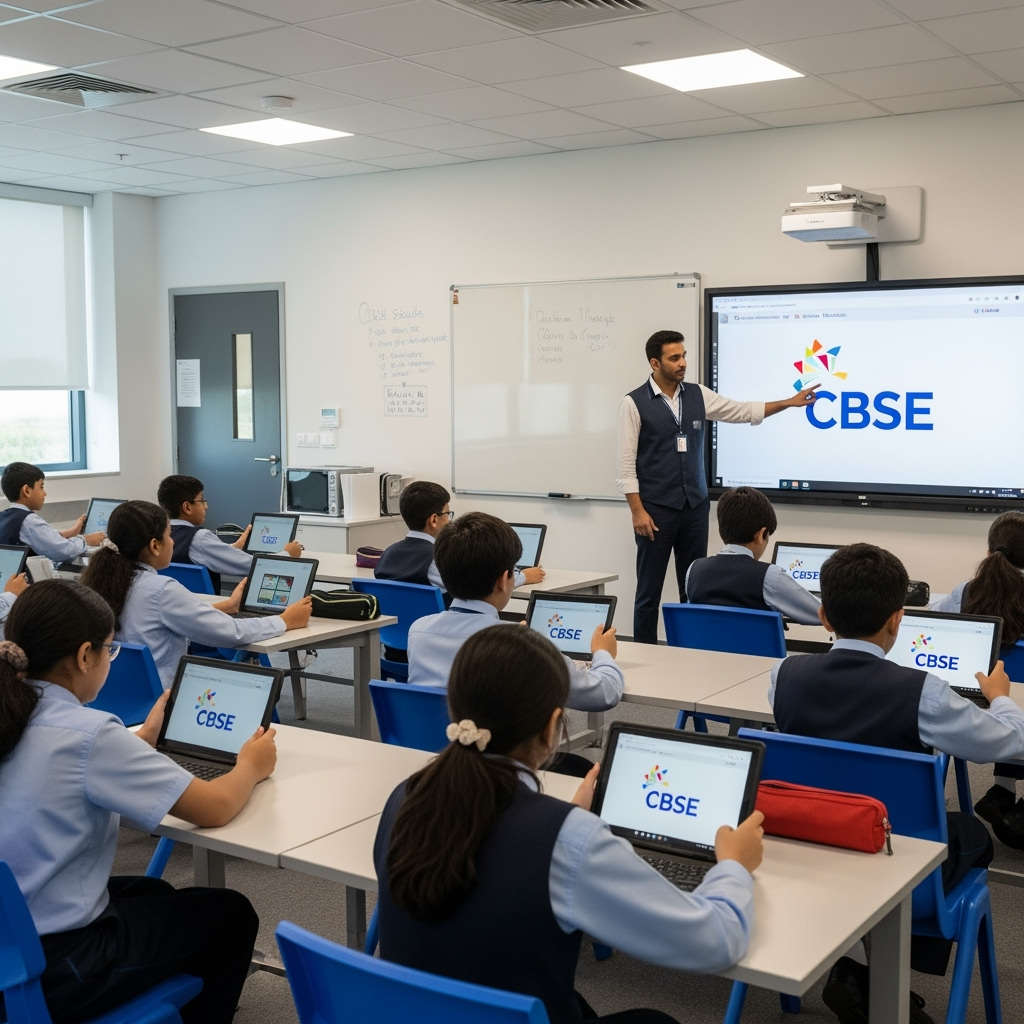 Illustration for: UAE Schools Enhance Skills with CBSE's Digital Push