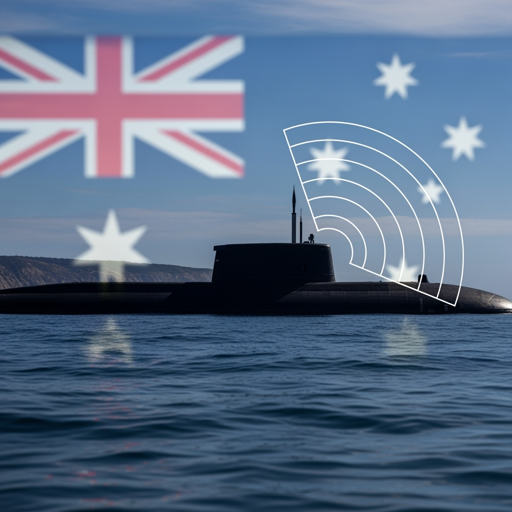 Illustration for: Australia to Invest in Defense and Submarine Safety