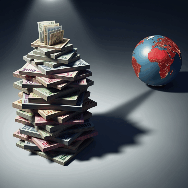 Illustration for: World Bank's Loan Disparities and Economic Impact