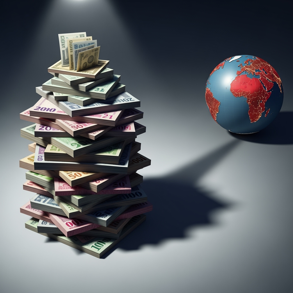 Illustration for: World Bank's Loan Disparities and Economic Impact