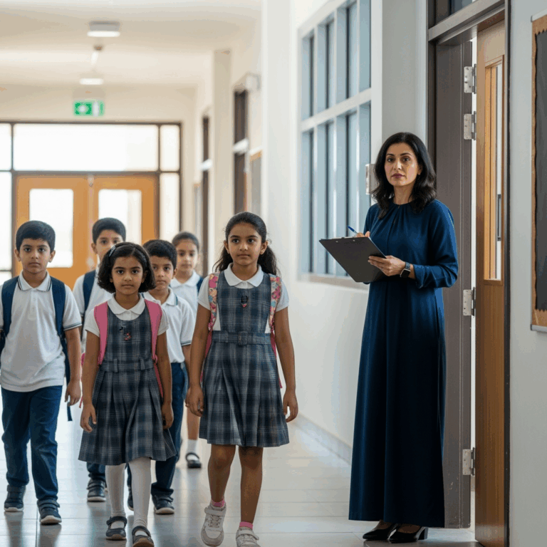 Illustration for: Abu Dhabi Tightens School Attendance Rules
