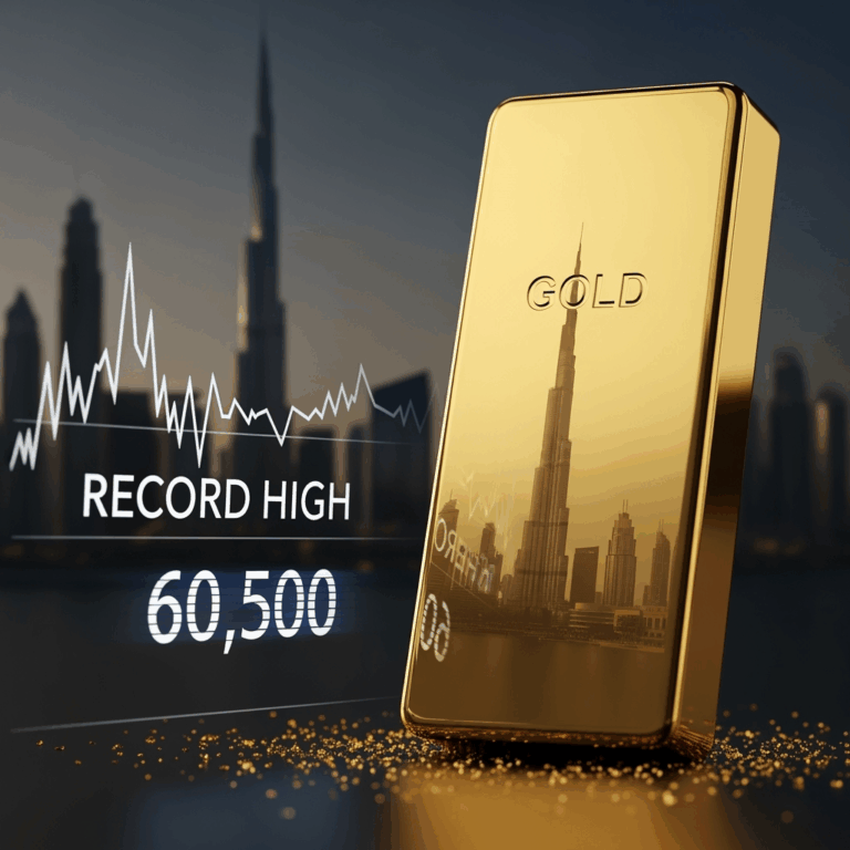 Illustration for: Dubai Gold Prices Hit Record Highs