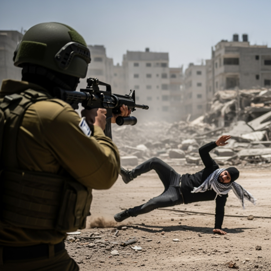 Illustration for: Israeli Forces Eliminate Hamas Member in Gaza