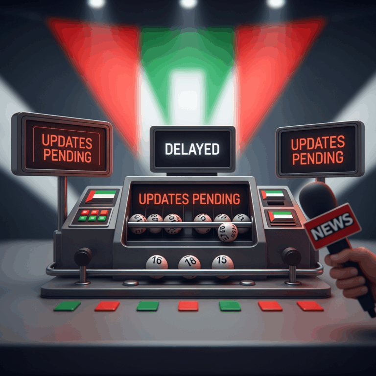 Illustration for: UAE Lottery Draw: Delays and Updates