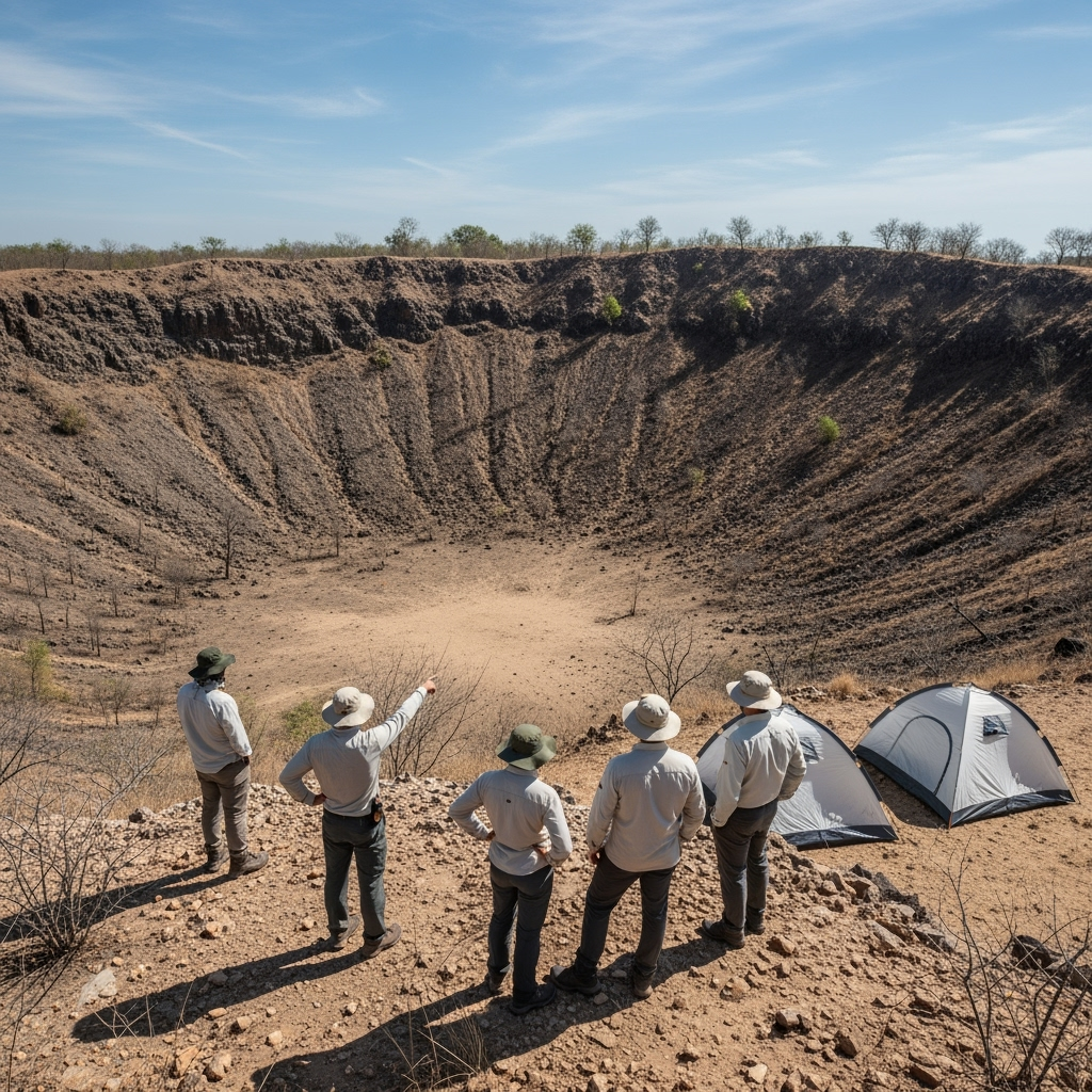 Illustration for: Massive Crater Found After Thai Earthquake