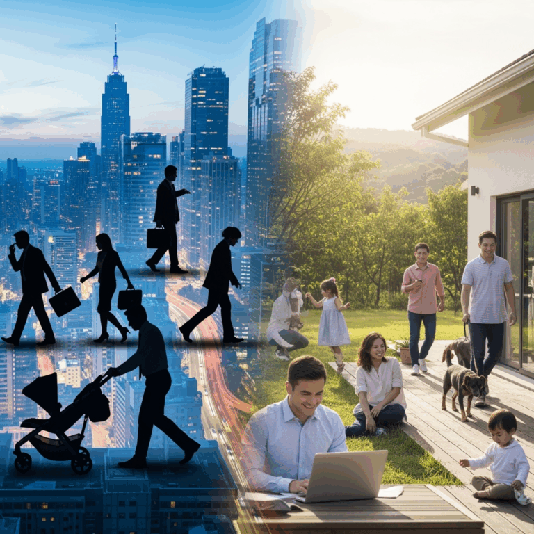 Illustration for: Residents Relocate for Better Work-Life Balance