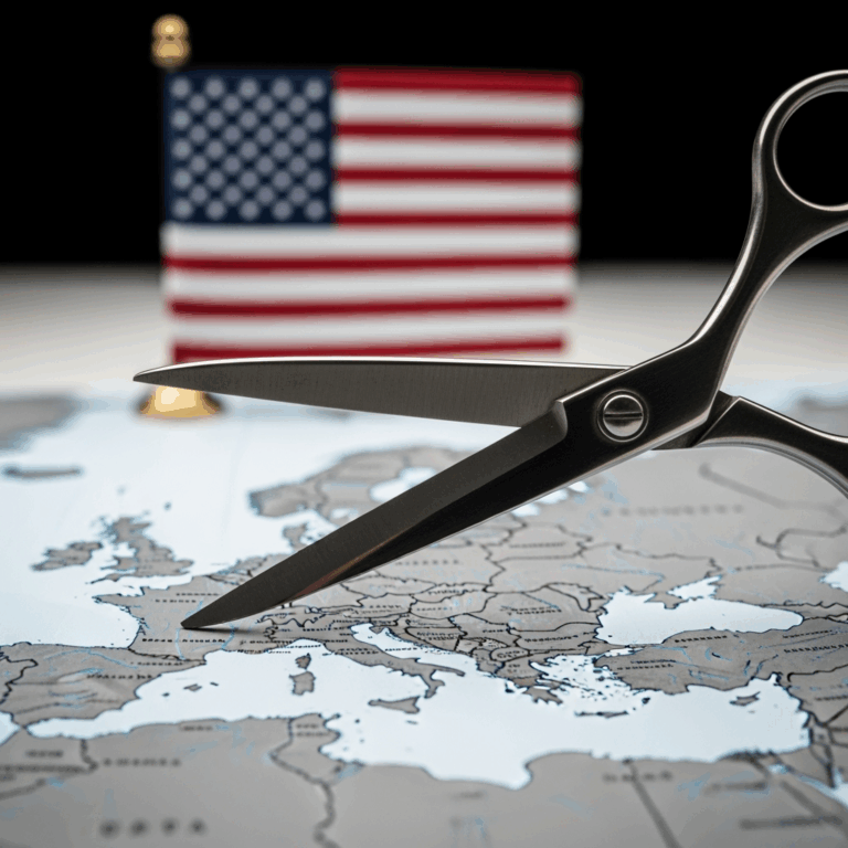 Illustration for: US to Cut Security Funding for European Countries